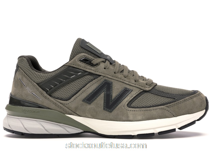 Outlet New Balance 990v5 Covert Green M990AE5
