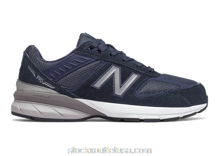 Outlet New Balance 990v5 Navy (GS) GC990NV5