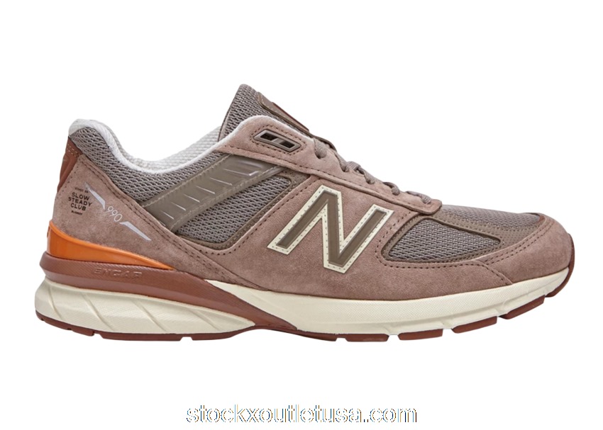 Outlet New Balance 990v5 Slow Steady Club MIU Brown