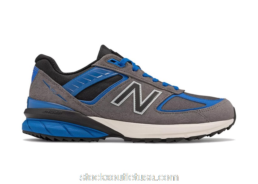 Outlet New Balance 990v5 Trail Grey Blue M990TGS5