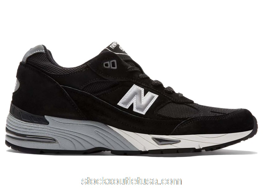 Outlet New Balance 991 MiUK Black Silver M991EKS