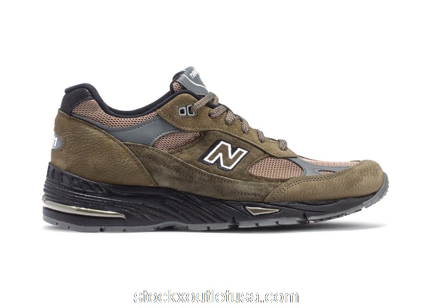 Outlet New Balance 991 MiUK Olive Tan M991FDS