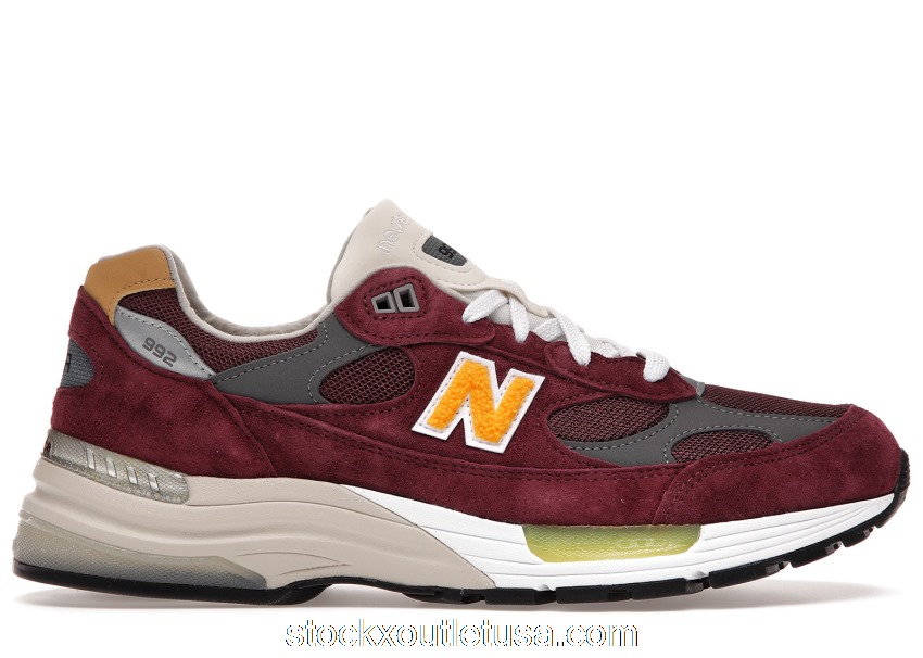 Outlet New Balance 992 Burgundy Gold M992CA