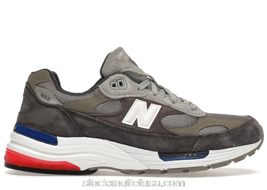 Outlet New Balance 992 Grey Blue Red M992AG