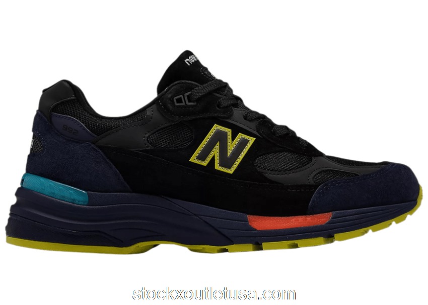 Outlet New Balance 992 MiUSA Black Purple M992LT