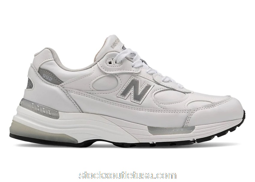 Outlet New Balance 992 MiUSA White Silver M992WL