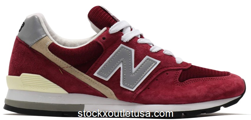 Outlet New Balance 996 Burgundy Grey M996BR