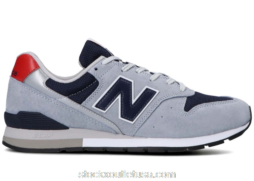 Outlet New Balance 996v2 Grey Navy Red CM996SHD
