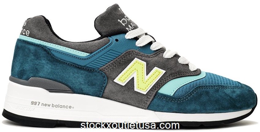 Outlet New Balance 997 Blue Green M997PAC