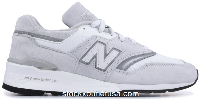 Outlet New Balance 997 Detachable Logos Light Grey M997LBG