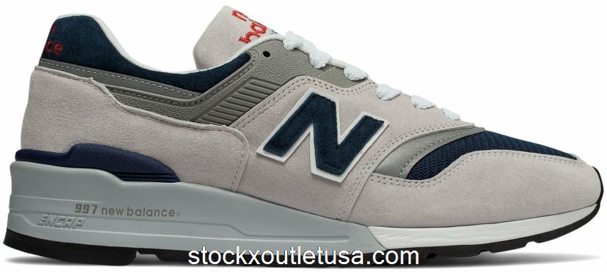 Outlet New Balance 997 Grey Navy M997WEB