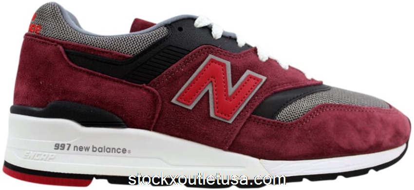 Outlet New Balance 997 Made In USA Burgundy M997CRG