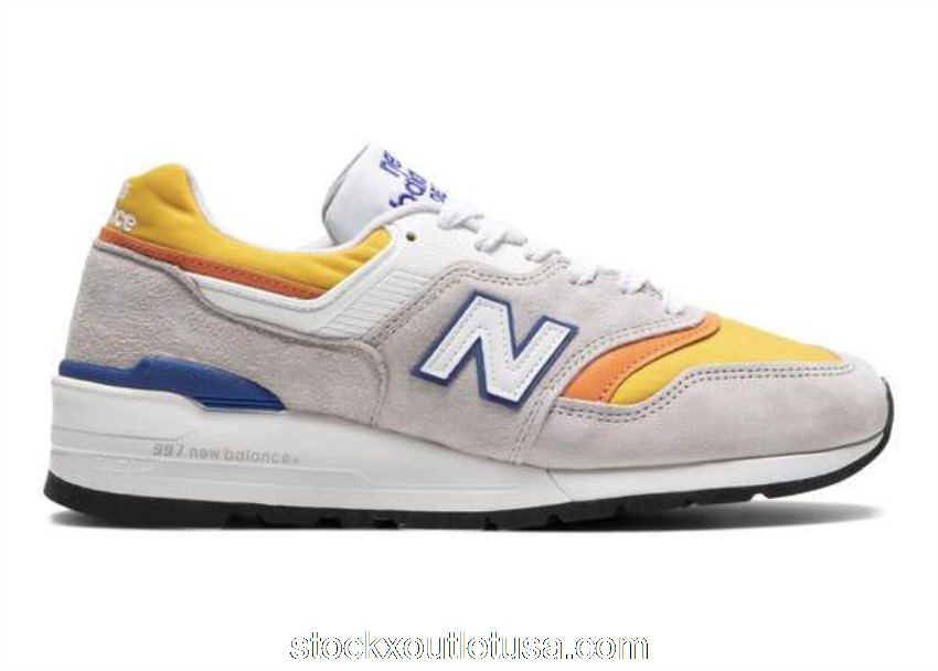 Outlet New Balance 997 MiUSA Grey Orange M997PT
