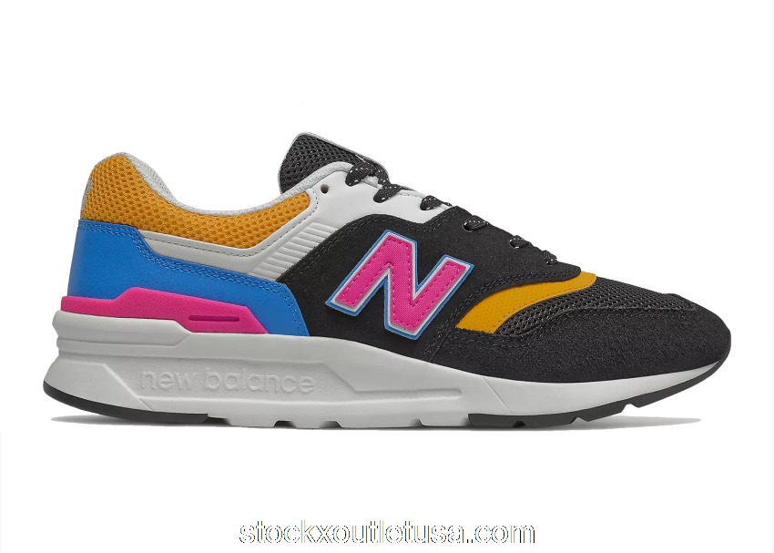 Outlet New Balance 997H Black Helium Orange Purple CM997HV1