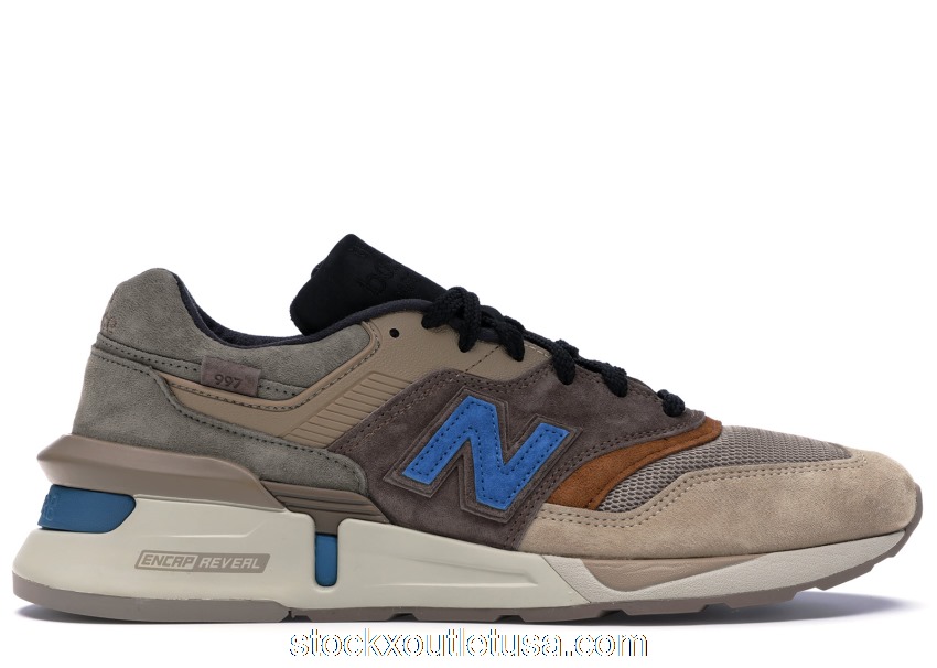 Outlet New Balance 997S Fusion Kith x nonnative Brown Beige M997SKT