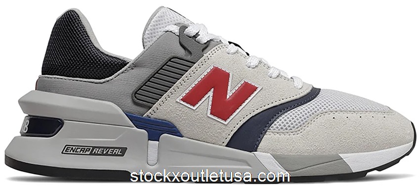 Outlet New Balance 997S Grey Navy Red MS997LOS