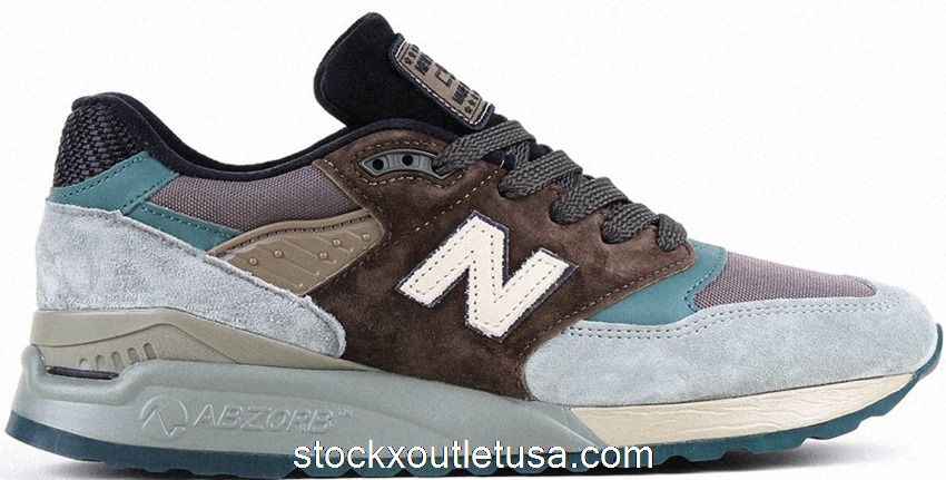 Outlet New Balance 998 Brown Teal M998AWA