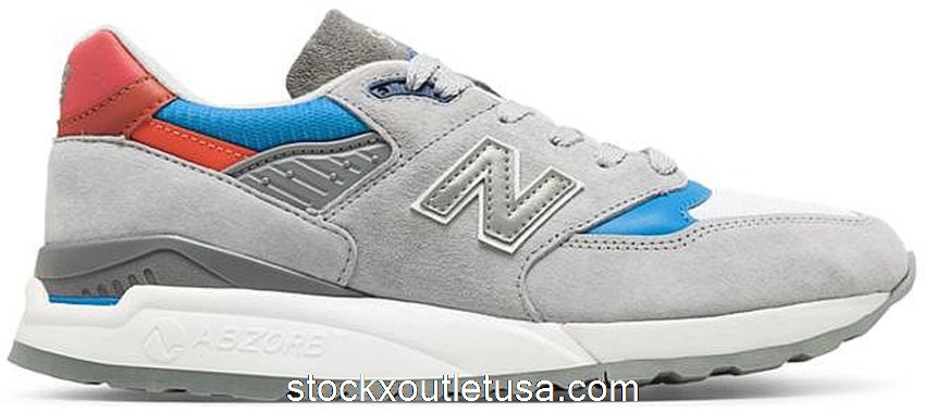 Outlet New Balance 998 Grey Light Blue Red M998CNG
