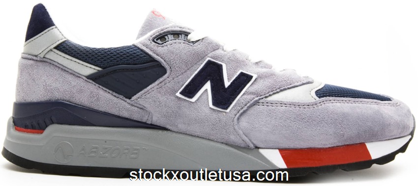Outlet New Balance 998 Grey Navy Red M998GNR