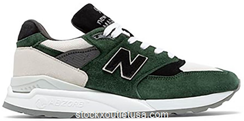 Outlet New Balance 998 Surplus Materials Green Black