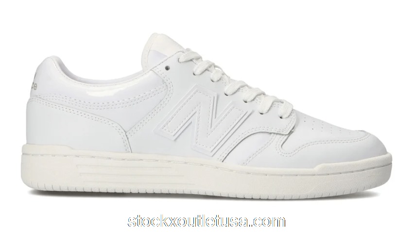 Outlet New Balance BB480 White Triple White BB480LWW