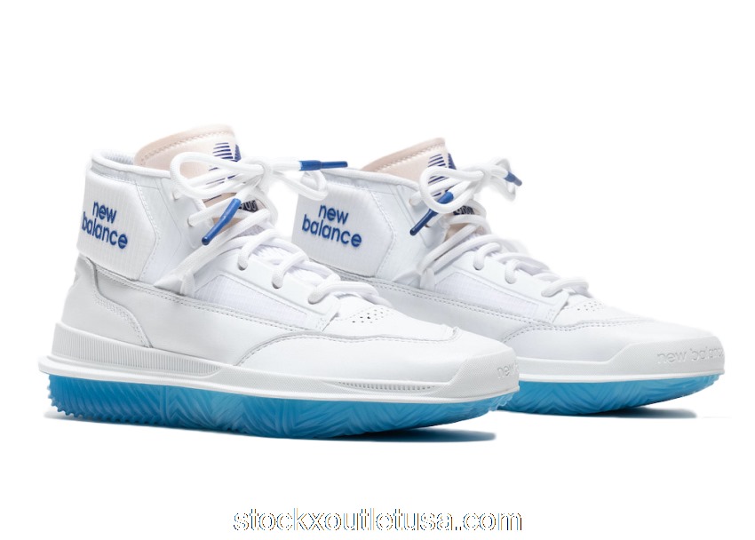 Outlet New Balance BB9000 White Blue