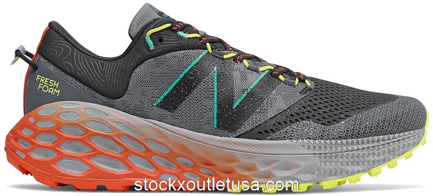 Outlet New Balance Fresh Foam More Trail v1 Black Dark Blaze MTMORRY