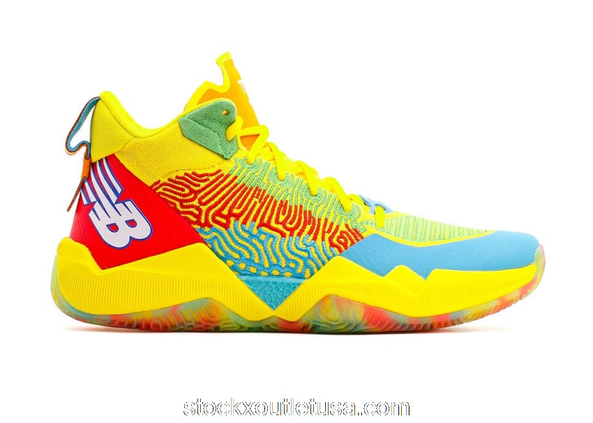 Outlet New Balance TWO WXY Yellow Teal BB2WXYCB