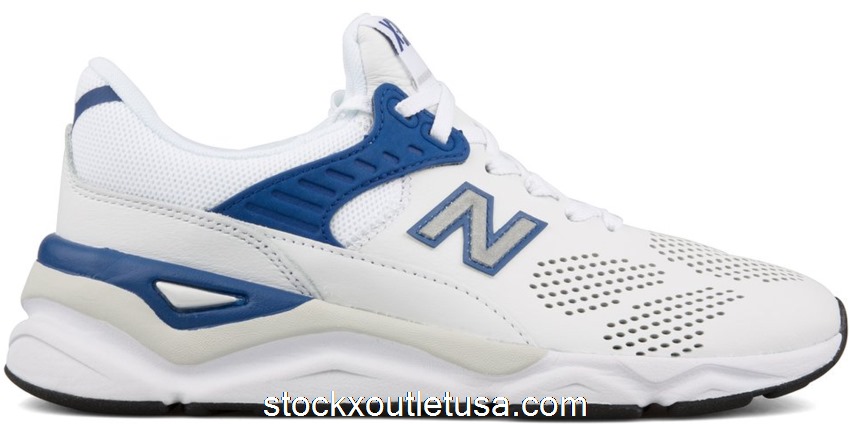 Outlet New Balance X-90 White Blue MSX90HTA