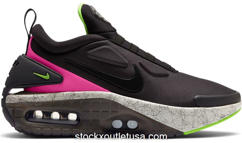 Outlet Nike Adapt Auto Max Black Laser Fuchsia Electro Green (Korea Charger)