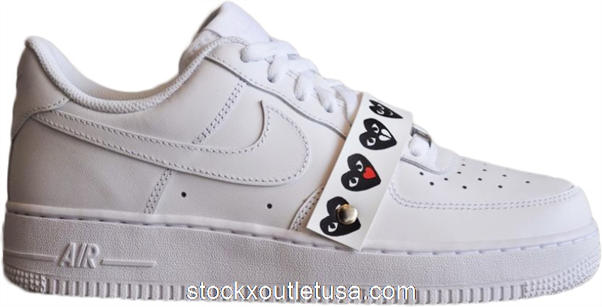 Outlet Nike Air Force 1 Low Comme Des Garcons Emoji White