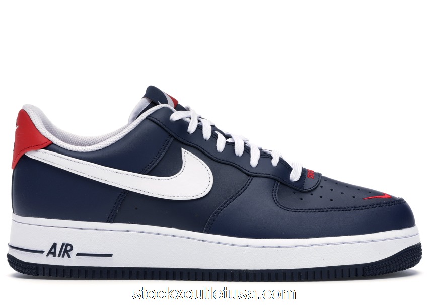 Outlet Nike Air Force 1 Low Swoosh Pack Navy