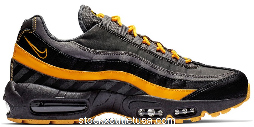 Outlet Nike Air Max 95 Black Grey Orange