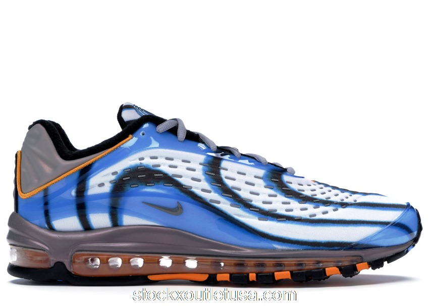 Outlet Nike Air Max Deluxe Reverse Photo Blue Orange Peel (F&F)
