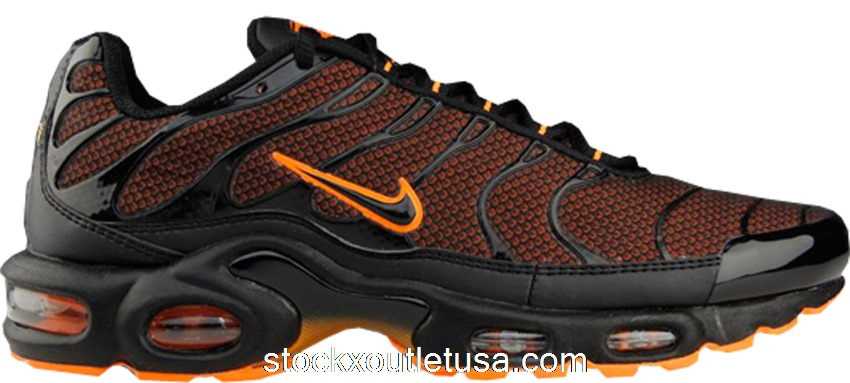 Outlet Nike Air Max Plus Black Total Orange