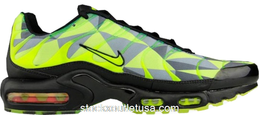 Outlet Nike Air Max Plus Volt Black Neon Green