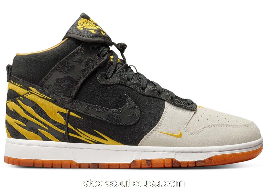 Outlet Nike Dunk High Retro PRM Year of the Tiger (GS)