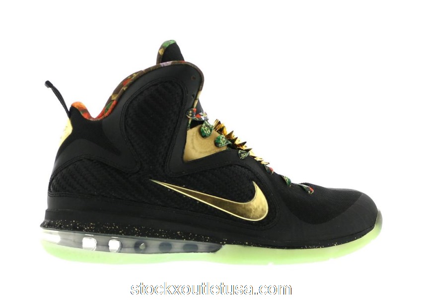 Outlet Nike LeBron 9 Watch the Throne (With Lacelock) H011-MNBSKT-729-286954-Y3