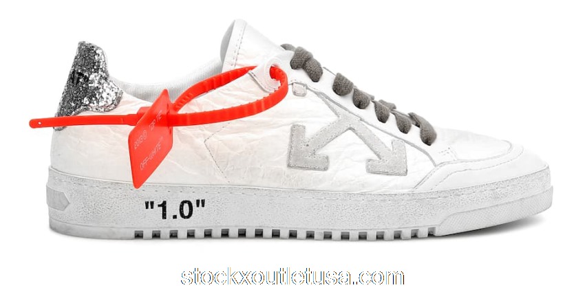 Outlet OFF-WHITE Arrow 2.0 Silver Glitter (W) P00398320