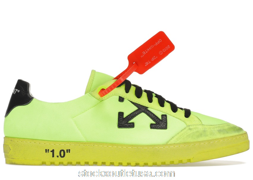 Outlet OFF-WHITE Low 2.0 Fluo Yellow FW19 OMIA042F19D680376210