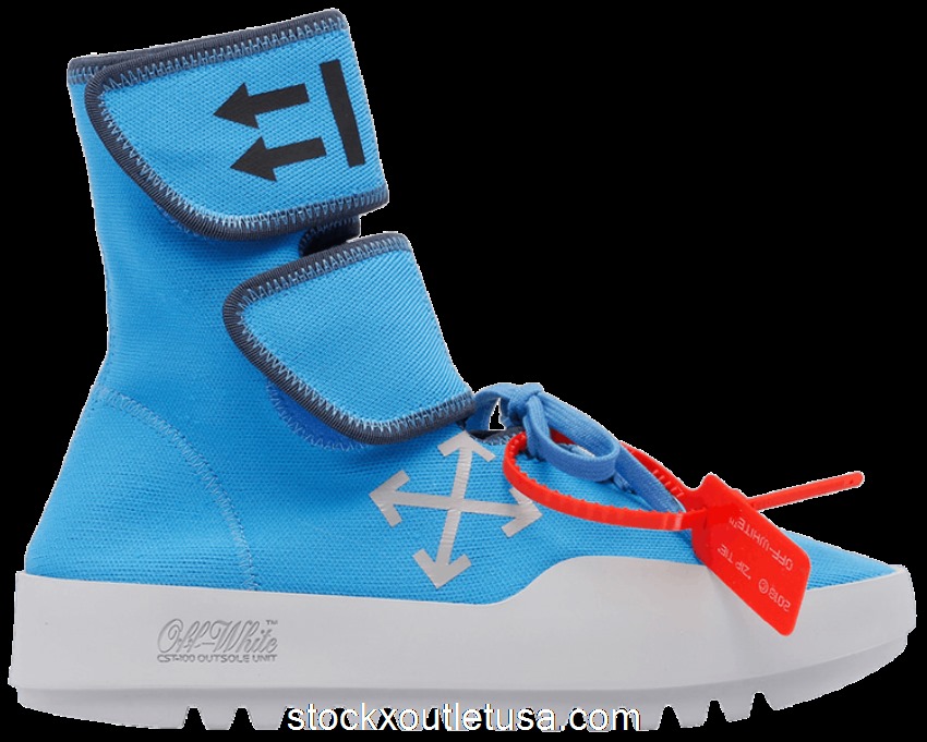 Outlet OFF-WHITE Moto Wrap Blue (2018) OMIA108R19B830343008