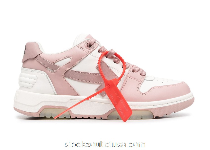Outlet OFF-WHITE OOO Low Out Of Office White Pink (W) OWIA259R21LEA0010131