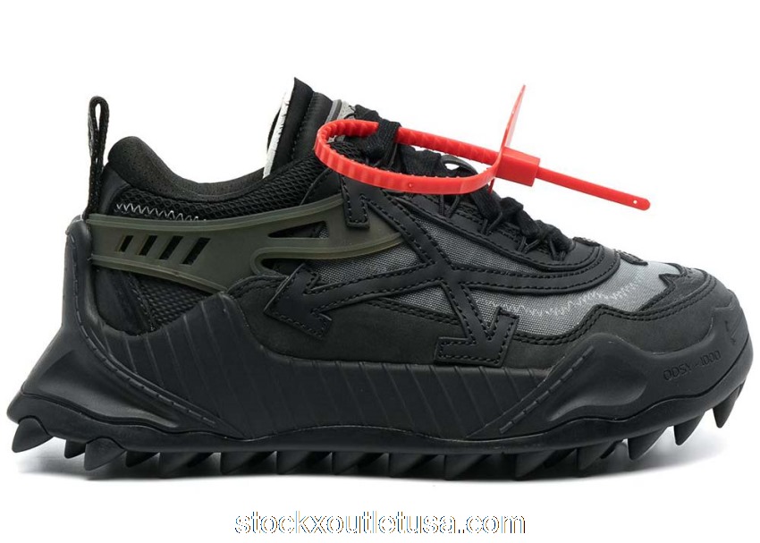 Outlet OFF-WHITE Odsy-1000 Black Grey (W) SS21 OWIA180S21FAB0011009