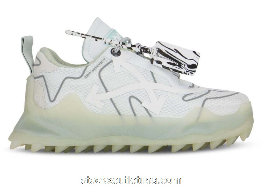 Outlet OFF-WHITE Odsy-1000 White/SIlver SS21 OMIA179R21FAB0010172