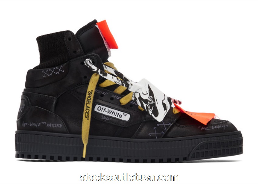 Outlet OFF-WHITE Off Court 3.0 Black OMIA065E20LEA0021010