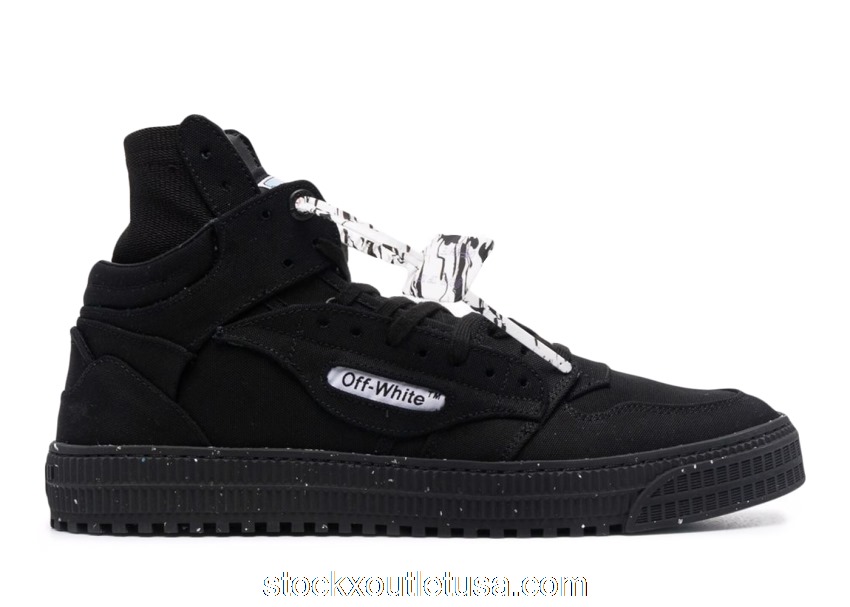 Outlet OFF-WHITE Off-Court 3.0 Canvas Black Black OMIA065F21FAB0011010