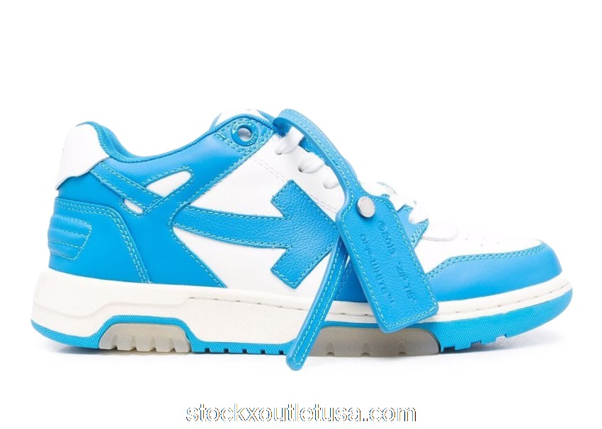 Outlet OFF-WHITE Out Of Office OOO Low Tops Blue White (W) OWIA259F21LEA0010145