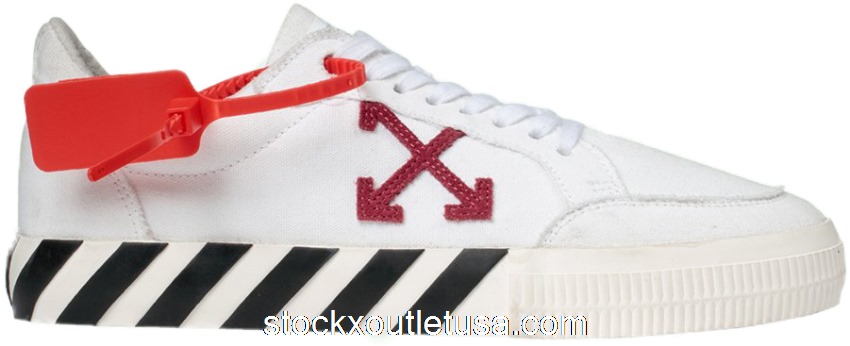 Outlet OFF-WHITE Vulc Low Canvas White Violet SS20 (W) OWIA178R20D331090129