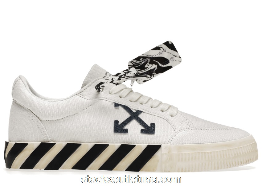 Outlet OFF-WHITE Vulc Low Navy Arrow OMIA085F21FAB0010146