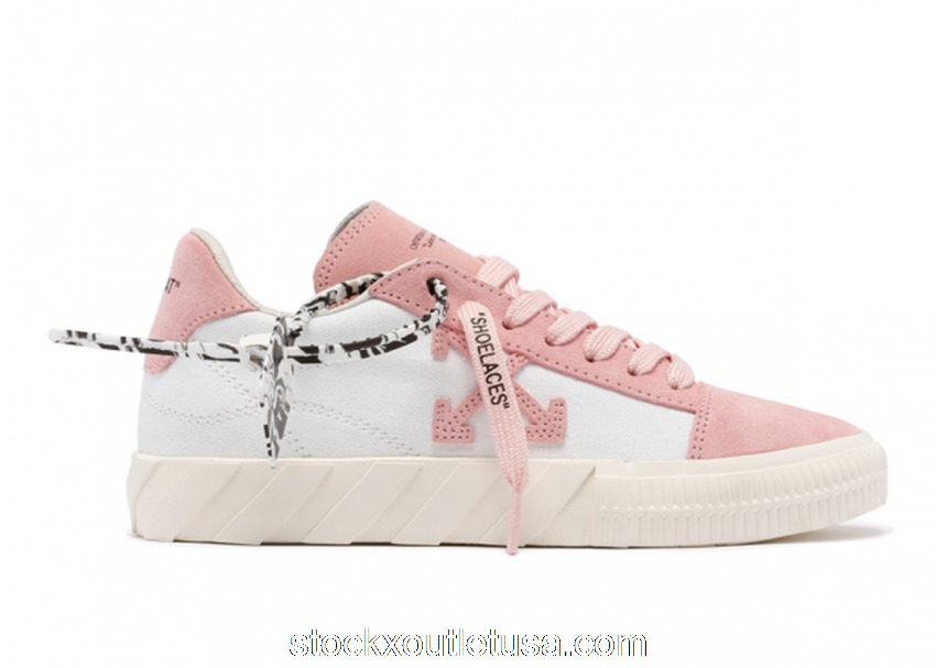 Outlet OFF-WHITE Vulc Low Pink White Pink (W) OWIA178F21FAB0030130